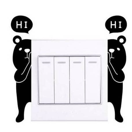 Wall Decal - Stiker Dinding Switch Button_SB09