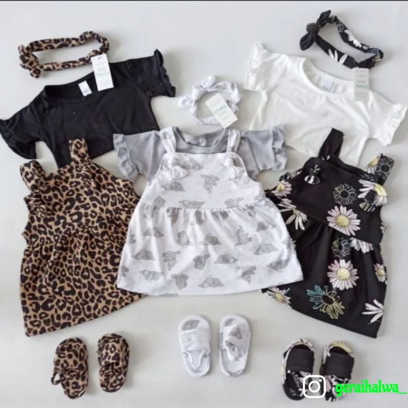 SETELAN BAYI OVERALL LITTLE KODA