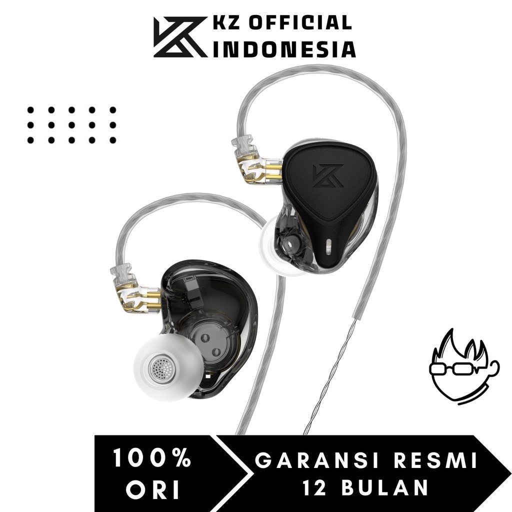 KZ ZEX Pro  In Ear Metal Earphone with MIC - GARANSI RESMI