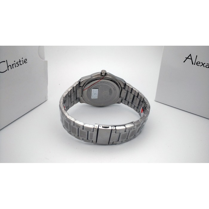 Jam Tangan Wanita Alexandre Christie AC 8506 Silver White Original