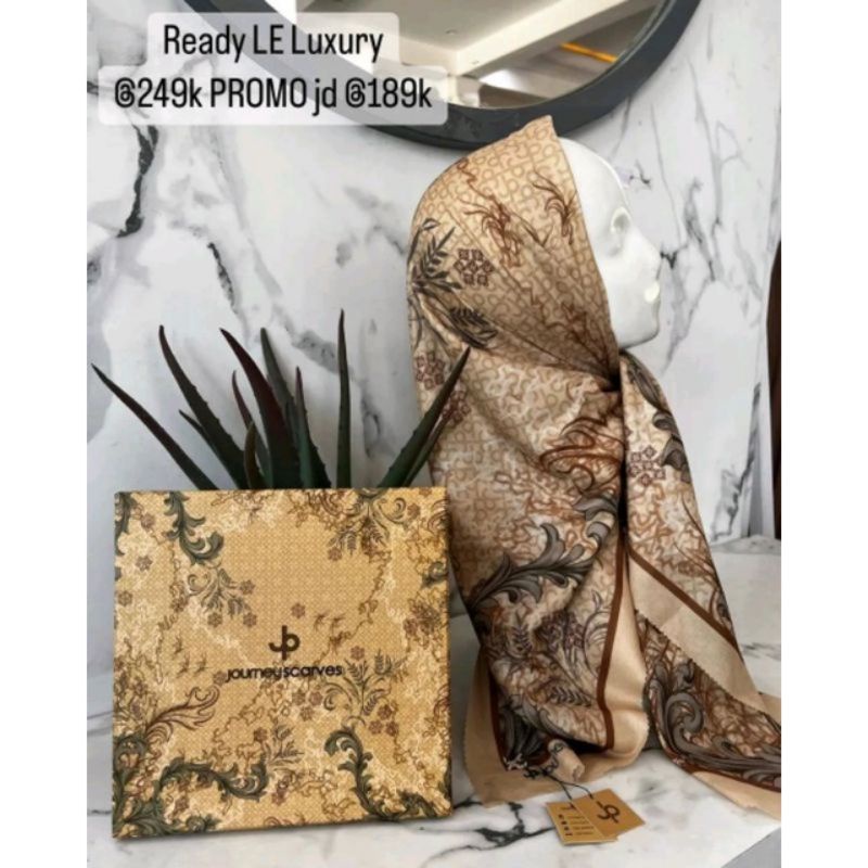 Hijab segiempat JOURNEY ORI motif (BATIK) LUXURY EXCLUSIVE scarf