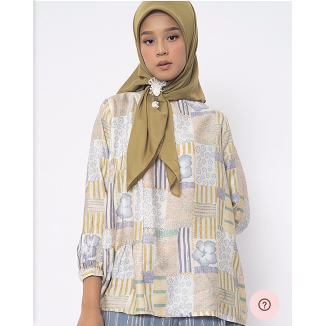 COTTONINK X KAMIIDEA YELLOW CANARY SAJIDA  M LD 102 BEST SELLER READY SIAP KIRIM
