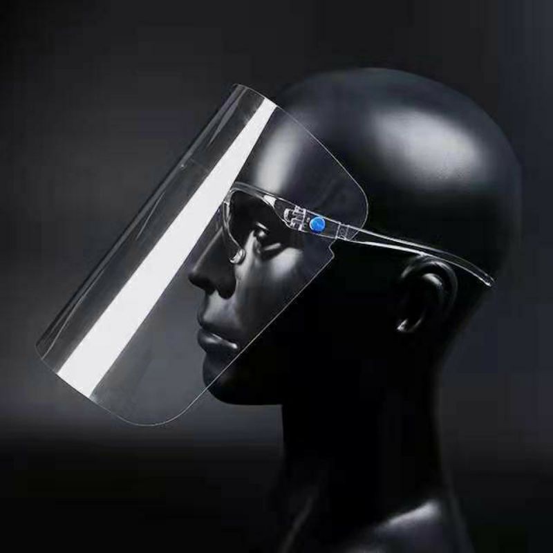 FACE SHIELD KACAMATA MIKA BISA NAIK TURUN BUKA TUTUP