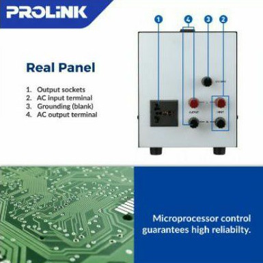 Stabilizer PROLiNK PVR3000D AVR Relay Controlled 3000VA