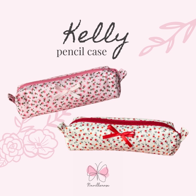 

Kelly Pencil Case Tempat Pensil Floral / Alat Tulis Kantor / Stationery
