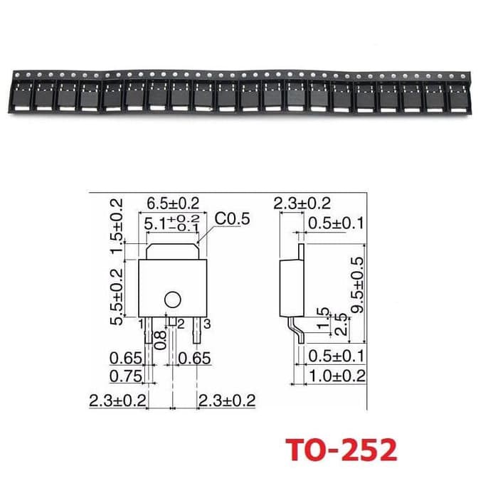 78M12 TO-252 500mA 12V REGULATOR 7812 SMD SMT TO252