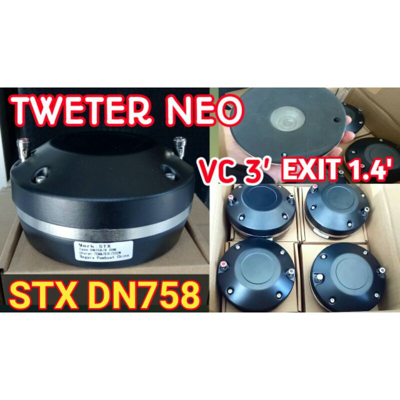 TWETER NEO STX DN758 DN7516 TWEETER TWITER ORIGINAL VOICE COIL 3 INCHI DN 758
