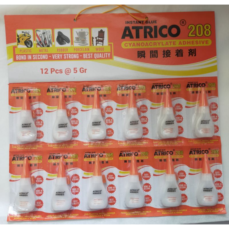 

LEM SUPER GLUE ISI 12 PCS