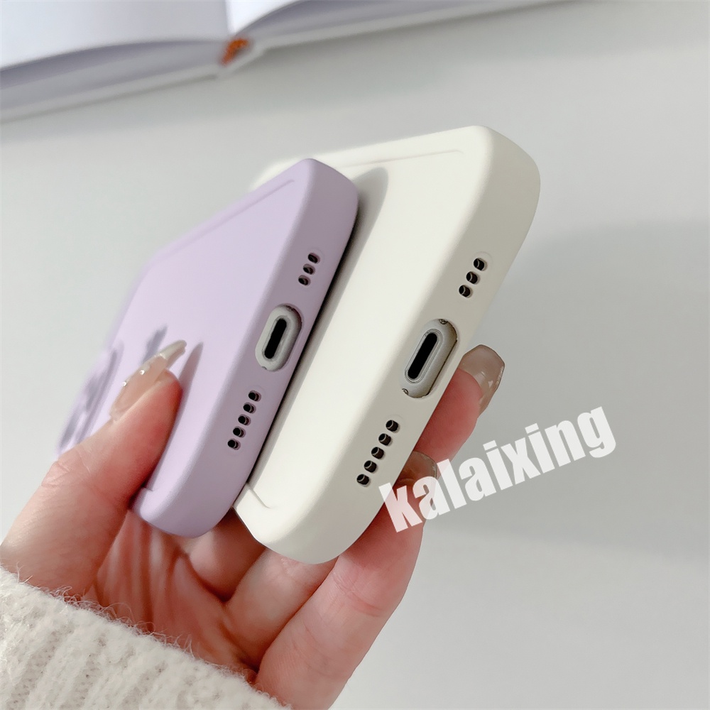 Casing Silikon untuk iPhone 14 / 13 / 12 / 11 Pro MAX X XS MAX XR 7plus 8plus Aksen Velvet