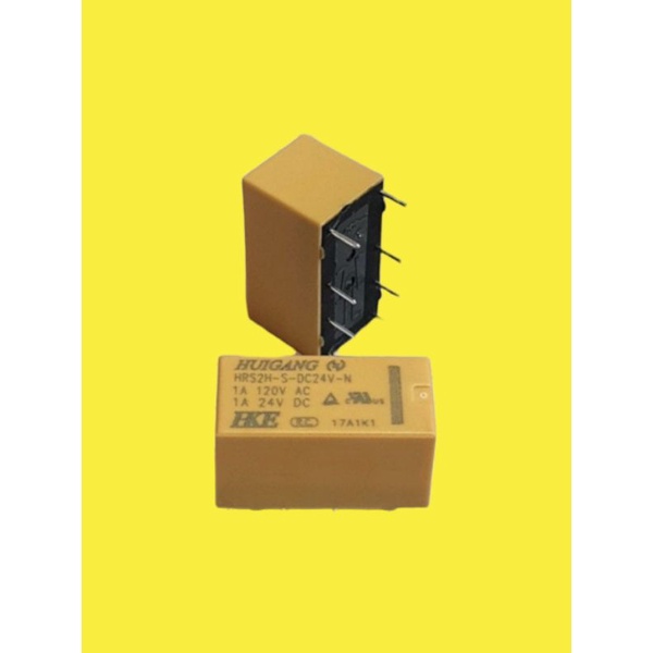 Relay 24V 24 V 24Volt 24 Volt HKE HRS2H-S-DC24V-N Kaki 8 Pin 8P