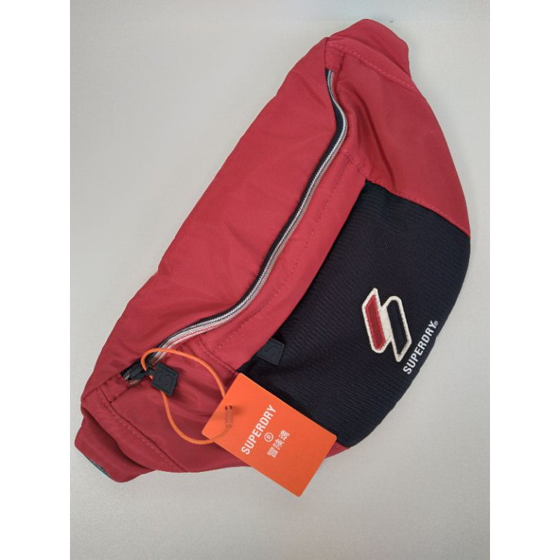Waistbag Superdry Sport Style Bumbag Red - Authentic