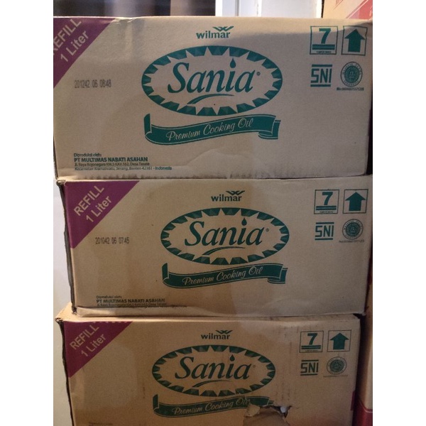 

SANIA MINYAK GORENG | 1 KARTON | 1 LITER | 12 POUCH | MURAH