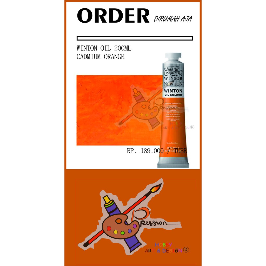 

WINTON OIL 200ML - CADMIUM ORANGE