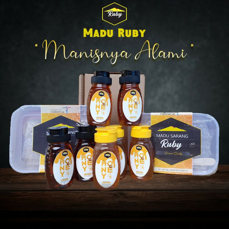 

Madu Sarang Madu Murni Madu Hutan Madu Alami Herbal 250gr