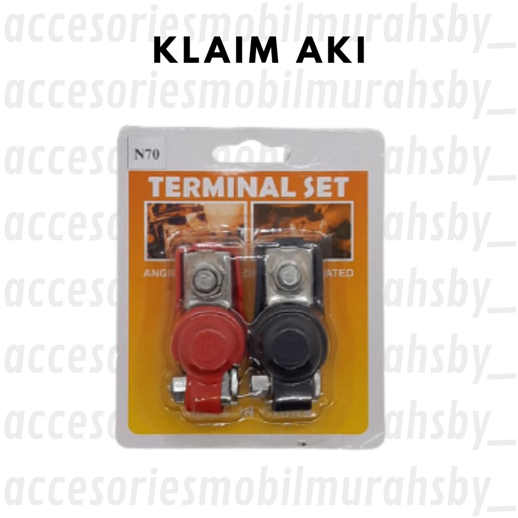 Kepala Aki Klem Aki Terminal Accu Mobil N40 / N70