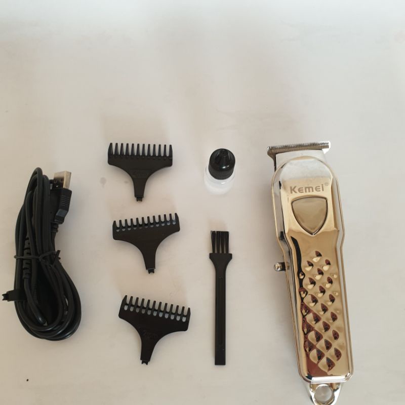 Mesin Cukur Rambut Cas Listrik Hair Clipper Pria Terbaru Bagus Murah Km2004