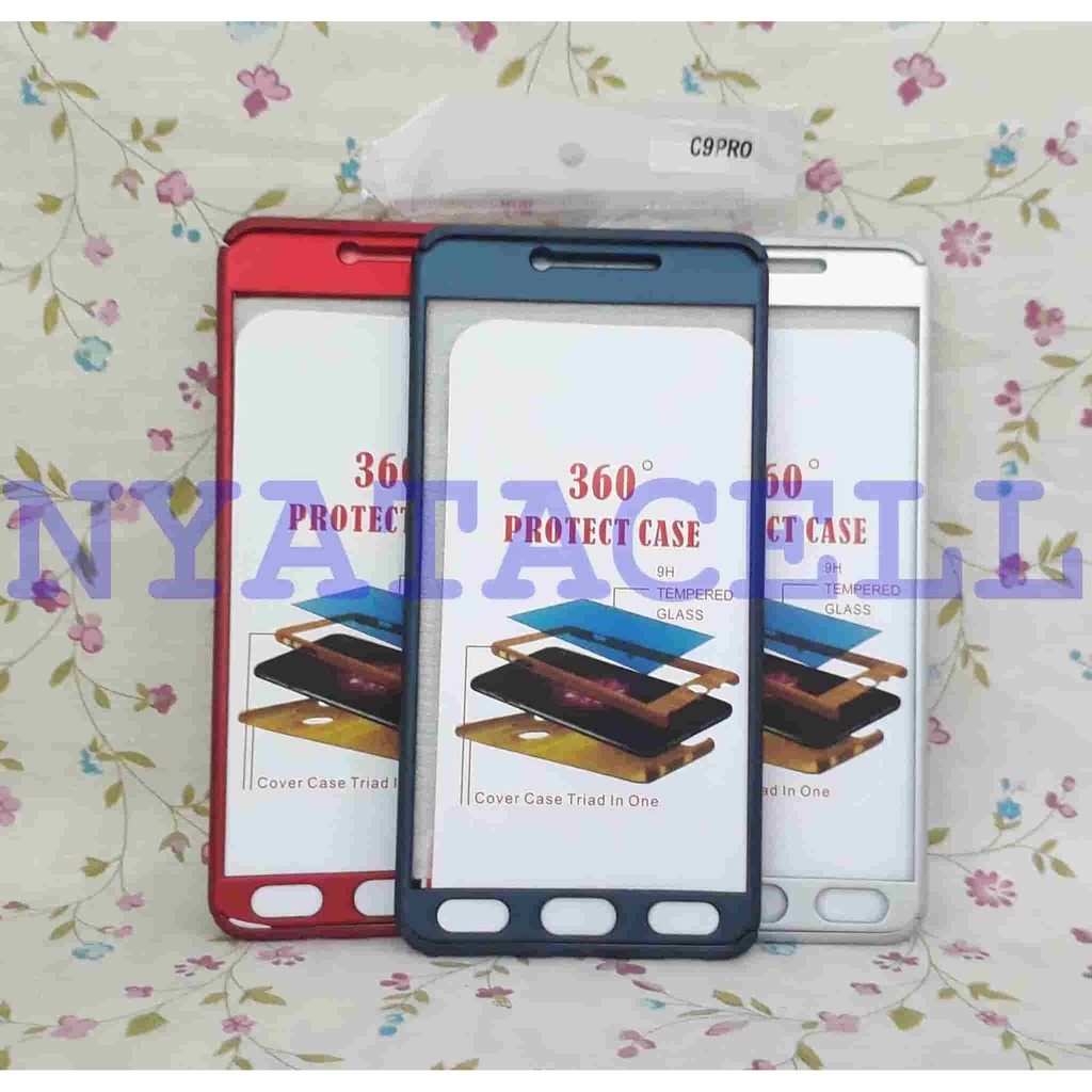 Case Protect 360 Samsung C9 Pro Slim Hard/Ipaky/Full Body/Casing
