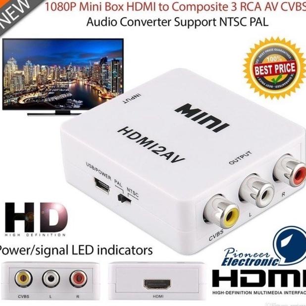 Hdmi To Av Rca Converter Adapter Mini Hdmi2Av Adapter Mini Box Hdmi2Av Hdmi To Av Converter