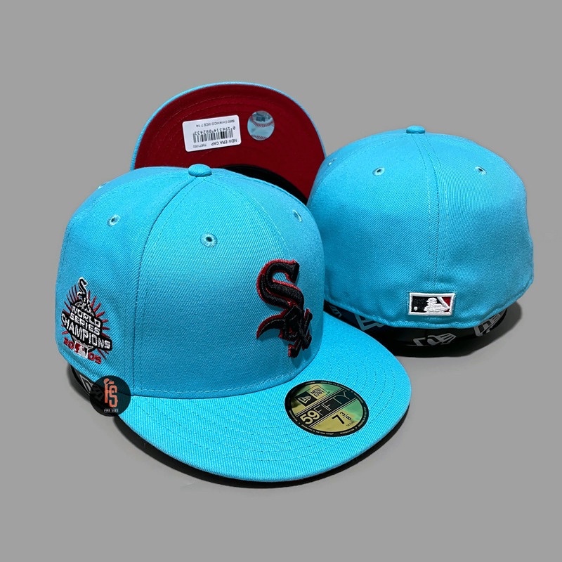 TOPI NEW ERA ORIGINAL 5950 WS 2005 CHICAGO WHITE SOX TOSCA BLUE UV CARDINAL