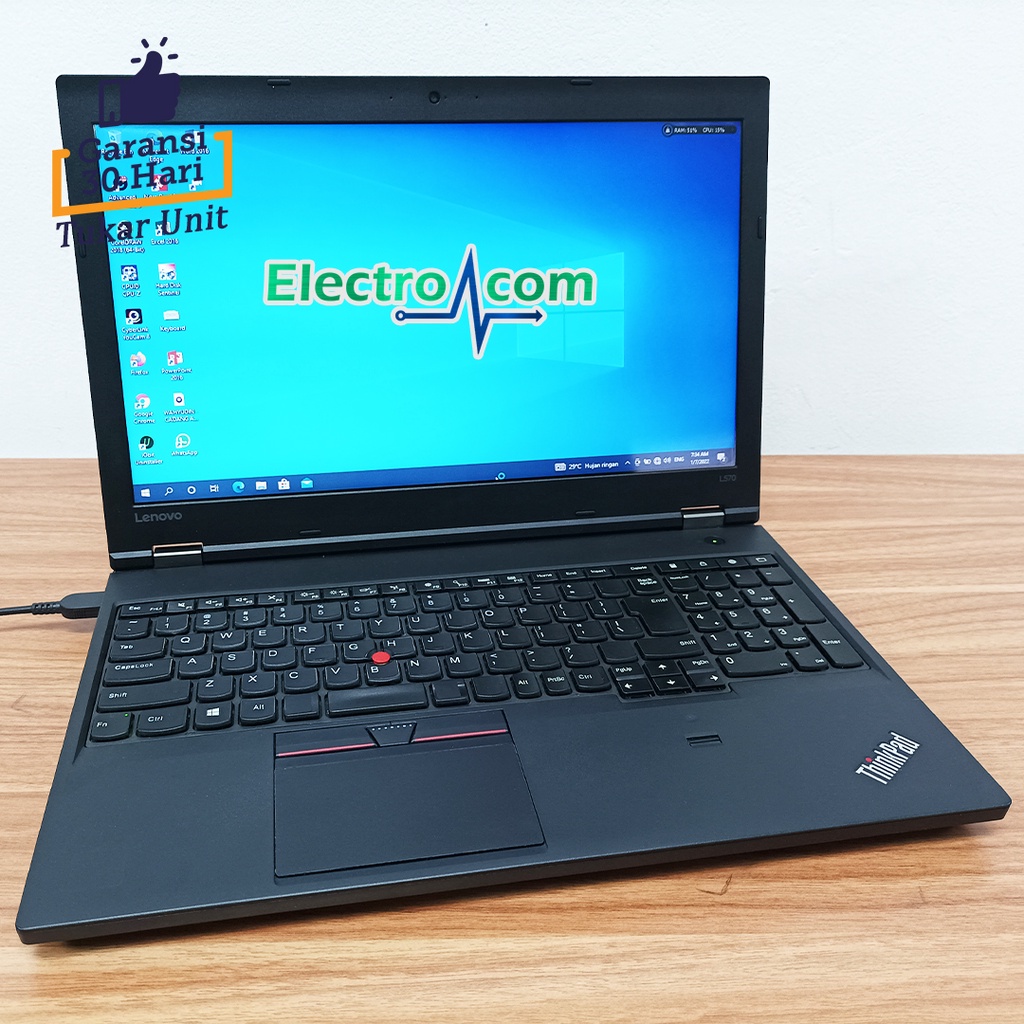 Lenovo Thinkpad L570 i5 Gen6 RAM 8GB SSD 256GB 15,6Inch