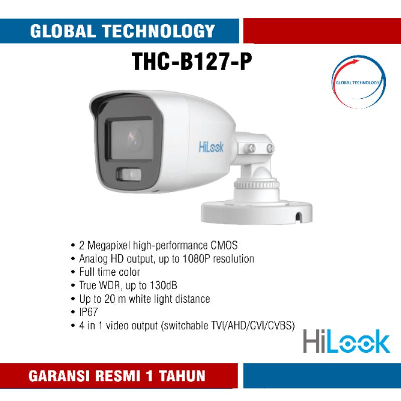 HILOOK SERIES FULL COLOR 2MP - THC-B127-P