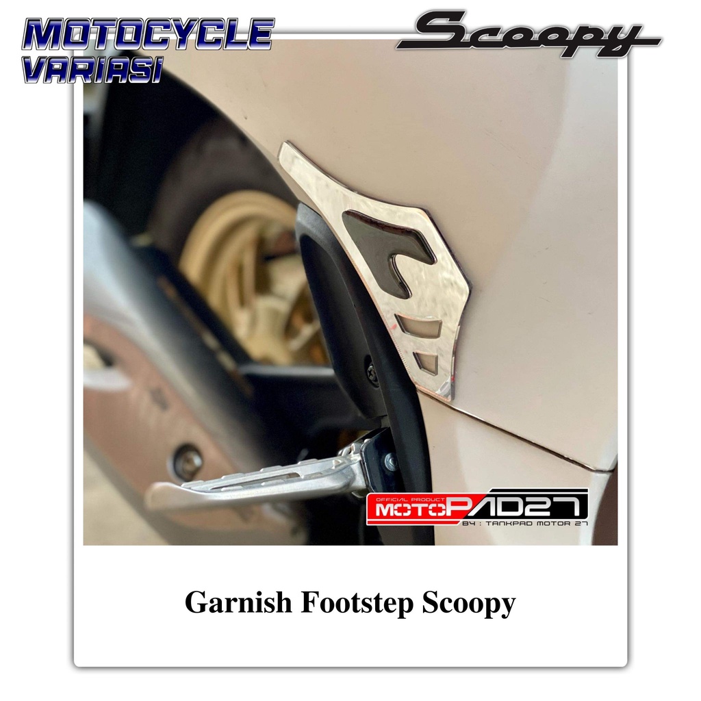 Garnish Footstep Scoopy Garnis Pijakan Kaki Scoopy