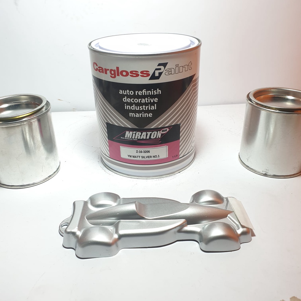 Cat Manual Warna Original OEM Silver Doff Yamaha Nmax Freego Aerox R15 R25 Mio 125 Cargloss Miraton Matt Silver 200 ML