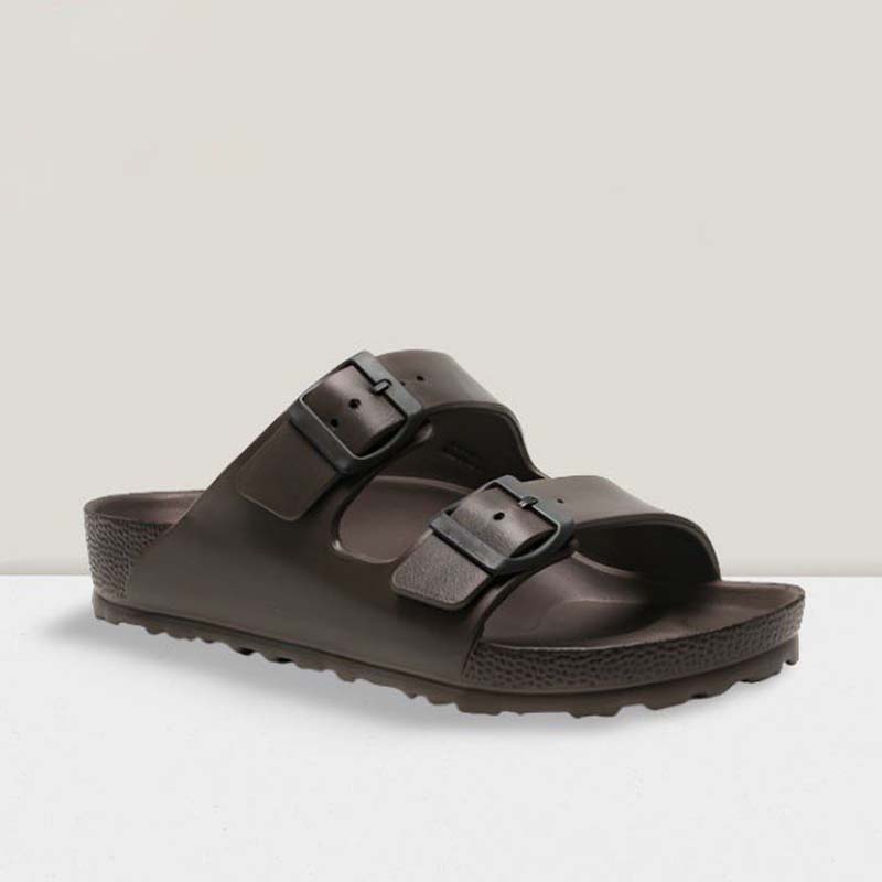Sandal slop karet sandal pria casual black big size 45 tersedia