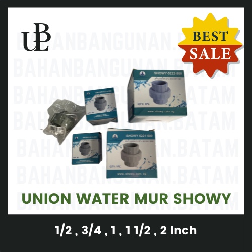 Stop Keran PVC Showy 1/2,3/4,1, 1 1/2, 2 Inch