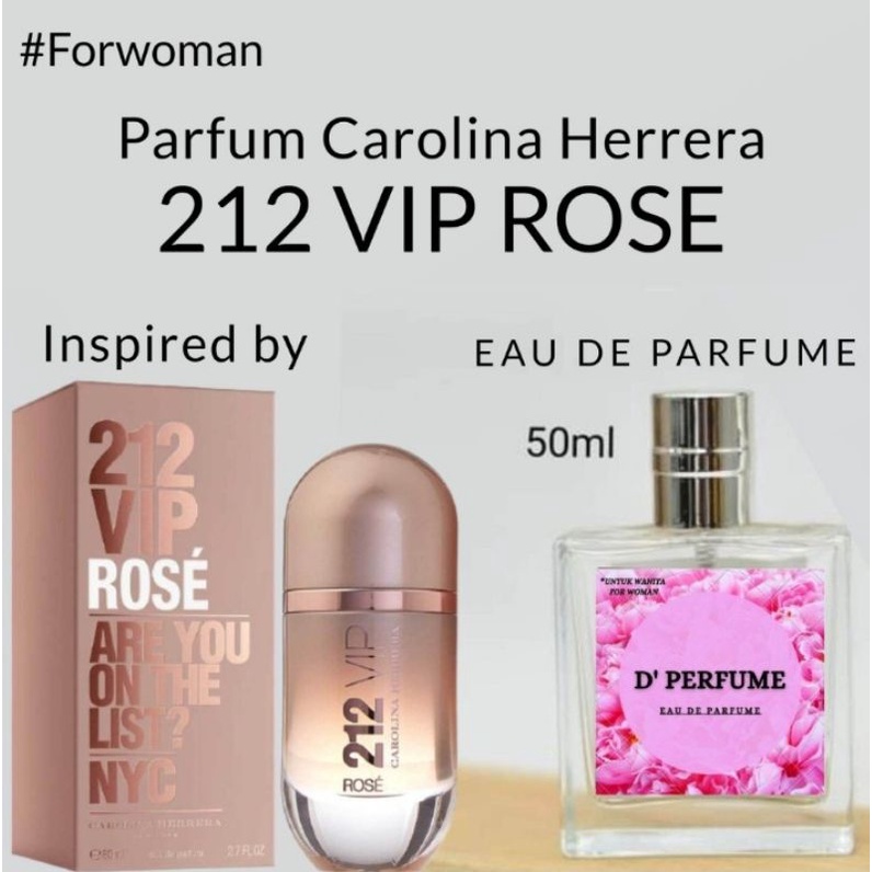 parfum 212 vip rose - parfum carolina HERRERA 212 vip rose original wangi tahan lama - parfum wanita 212 vip rose eau de parfum