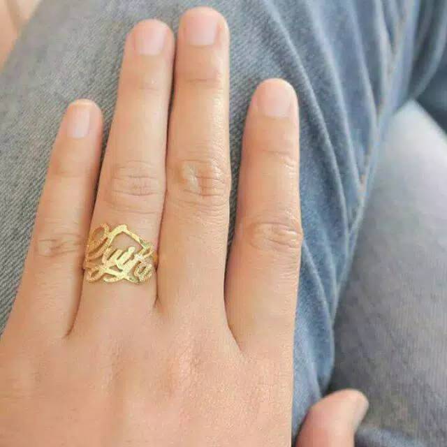 Cincin Nama Gold Grafir