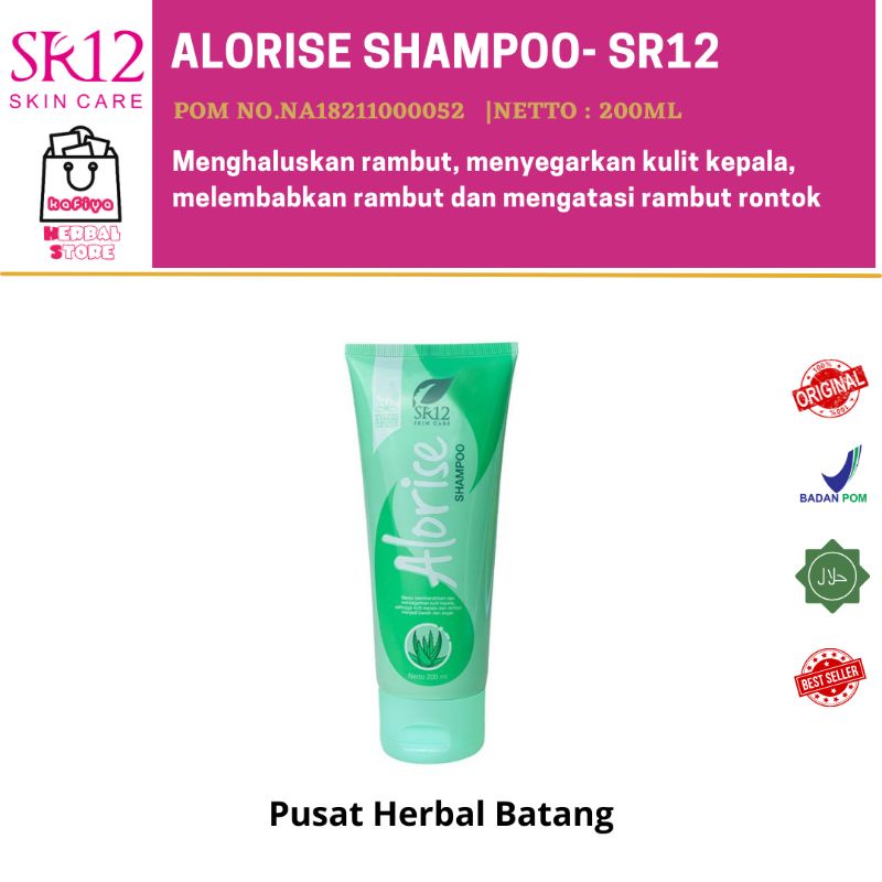 ALORISE SHAMPOO SR12 / SAMPO ALORISE PERAWATAN RAMBUT RONTOK, KERING &amp; CABANG / HAIR FALL TREATMENT / SHAMPOO ALOEVERA / SHAMPOO LIDAH BUAYA