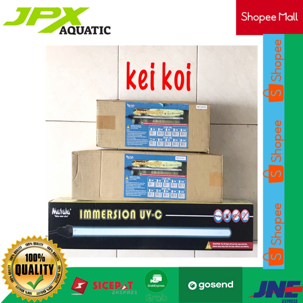LAMPU UV CELUP MATALA 25 WATT / LAMPU UV MATALA / MATALA ULTRAVIOLET / LAMPU UV KOLAM KOI / UV