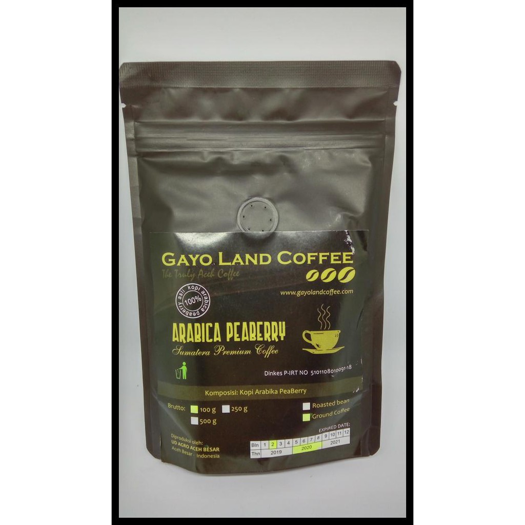 

Buruan Serbu Kopi Arabika Gayo Land Coffee Sumatera Premium Arabica Peaberry 100 Gr