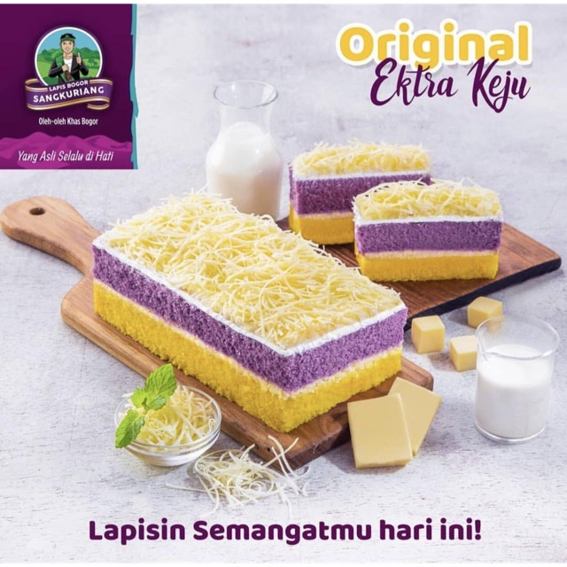 

Lapis Bogor Sangkuriang Asli Extra Cheese