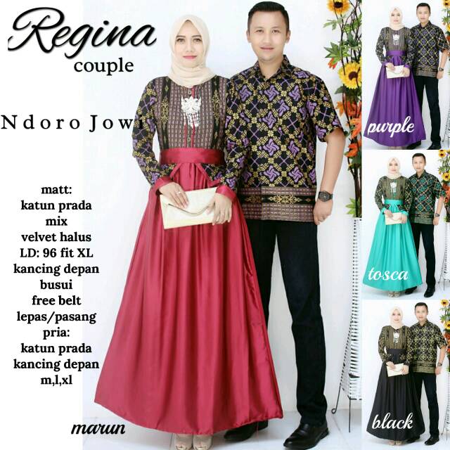 Baju Batik Regina Couple / Batik Sarimbit (geser untuk melihat yang lain)