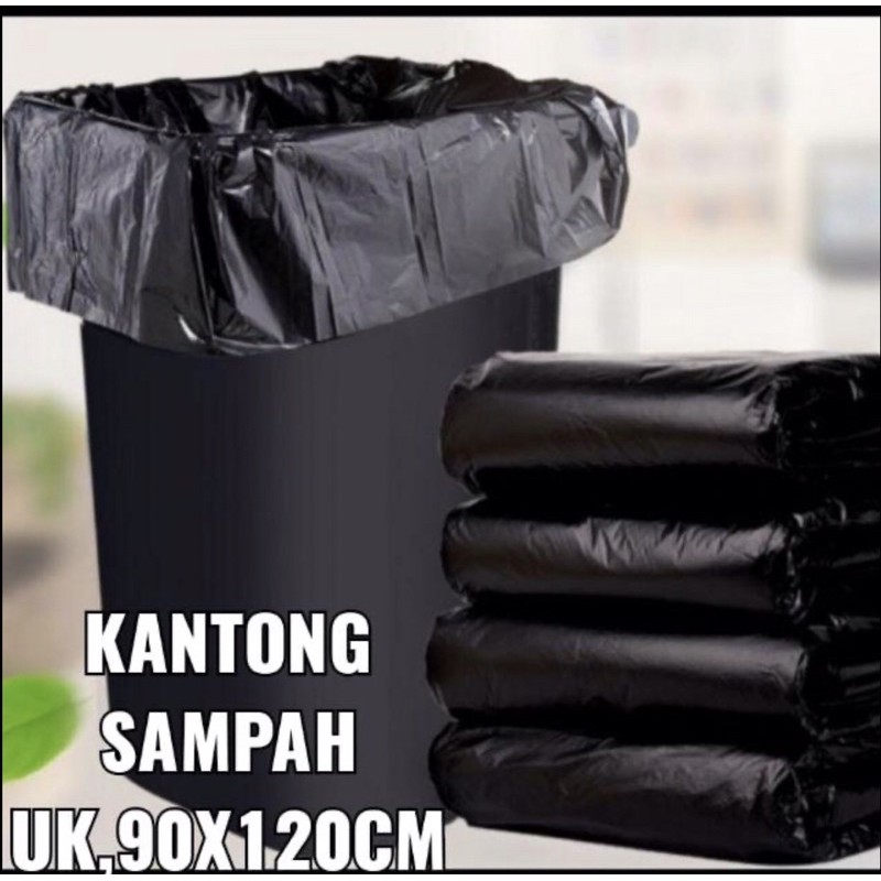 kantong plastik sampah warna hitam, Harga @ 500gram/pack , Kualitas Bagus