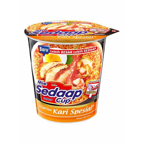 

Varian Baru Mie Sedaap Kari Spesial Cup 79gr Terima Kasih Telah