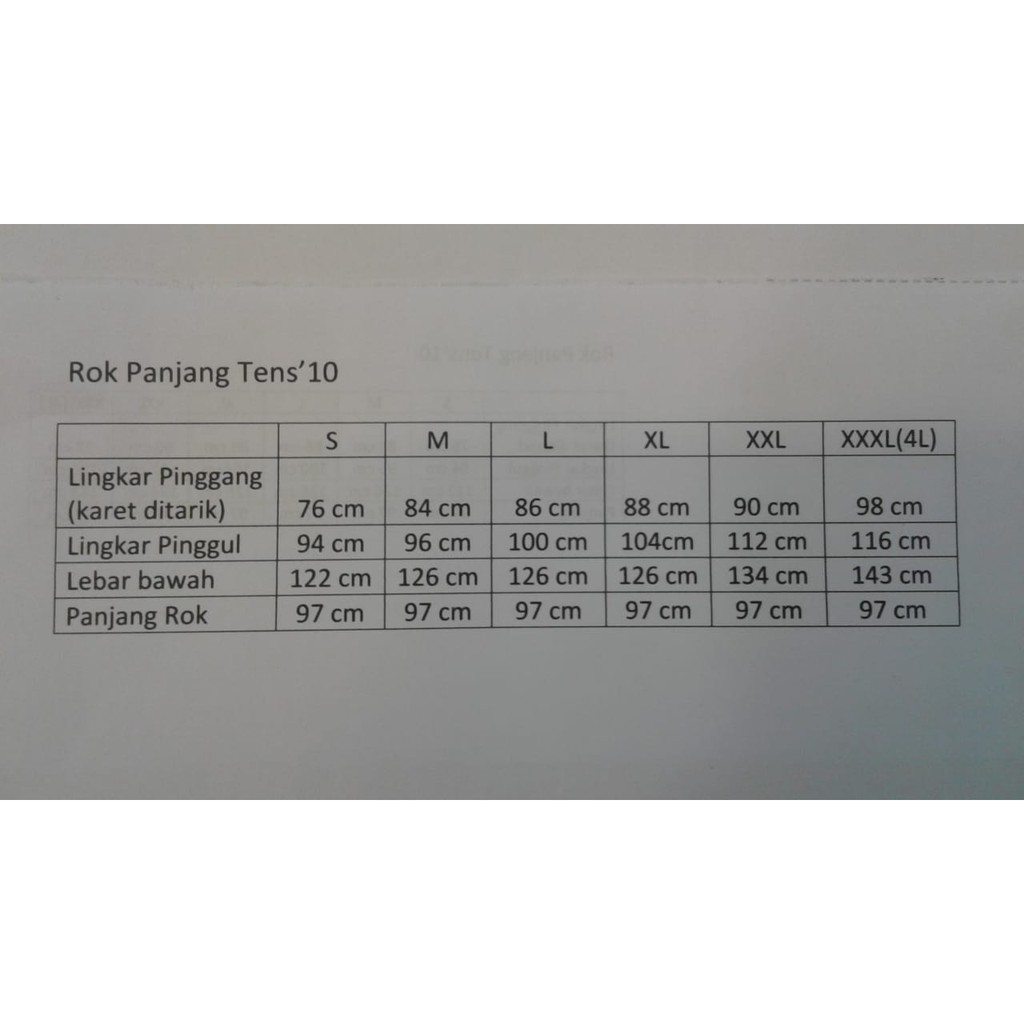 Rok panjang kantor hitam berfuring bahan stretch import by Tensa Yes Ten's10-4