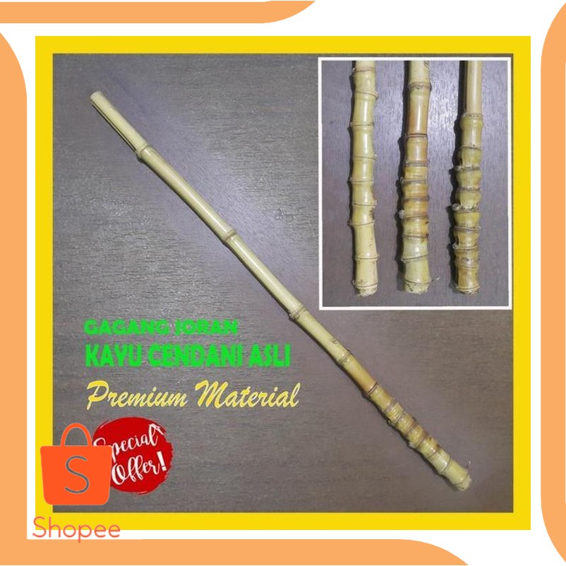 Unik perkakas GAGANG JORAN BAMBU CENDANI PEGANGAN PANGKAL ALAT PANCING 20 Diskon