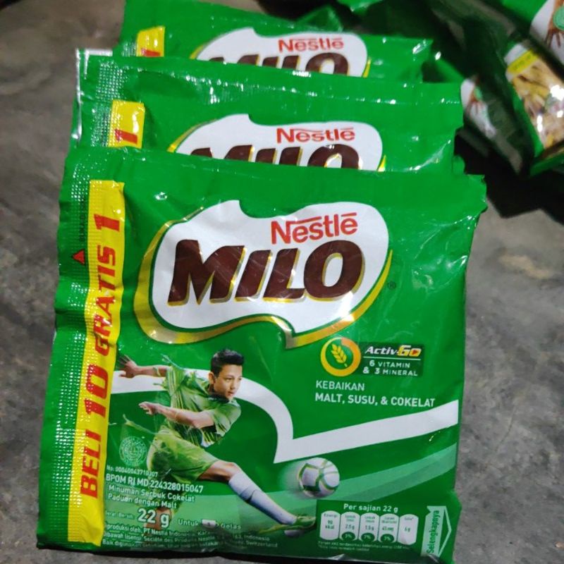 

Nestle Milo Active Go 10pcsx22gr