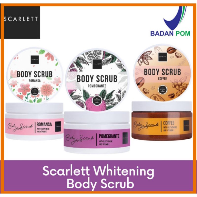 Scarlett Body Scrub | Scarlett Whitening Body Scrub