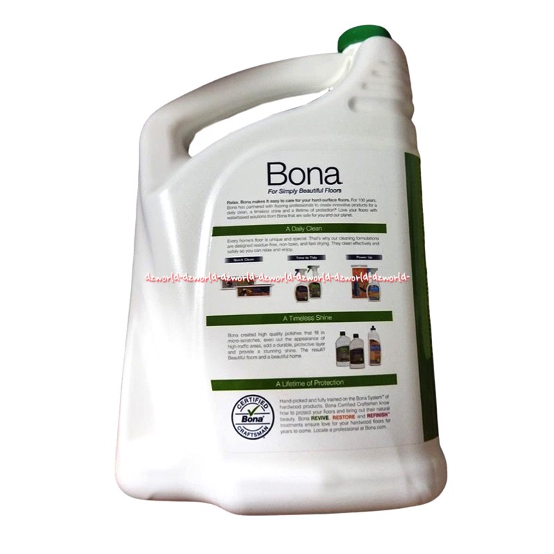 Bona Stone Tile &amp; Laminate Floor Cleaner 4.7L Derigent Cairan Pembersih Pengkilat Mengkilatkan Lantai Lantai Bonna