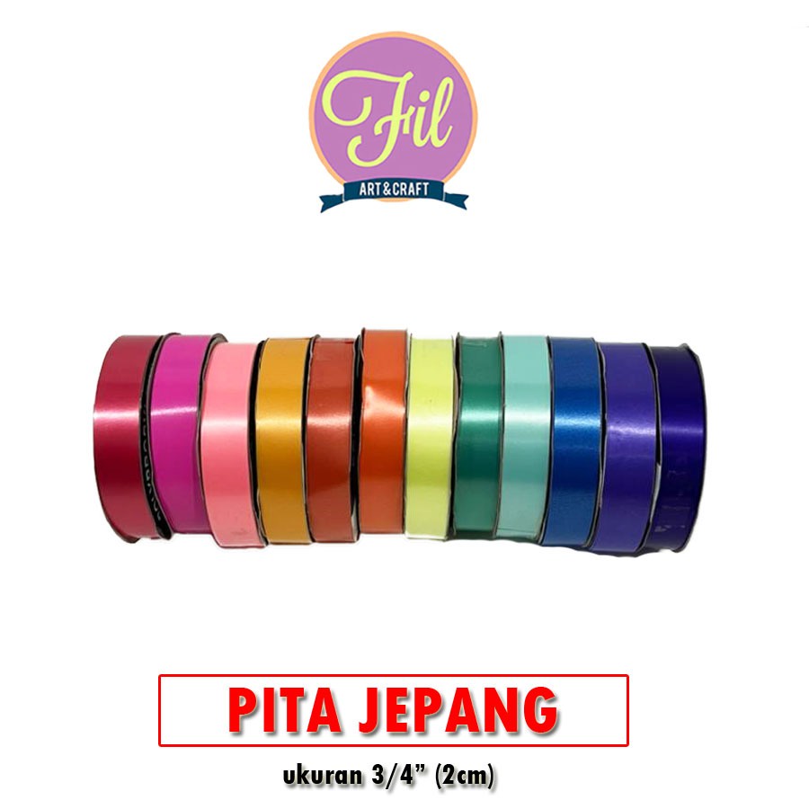

Pita Kado / Pita Jepang 3/4 inch / Pita Jepang 2 cm
