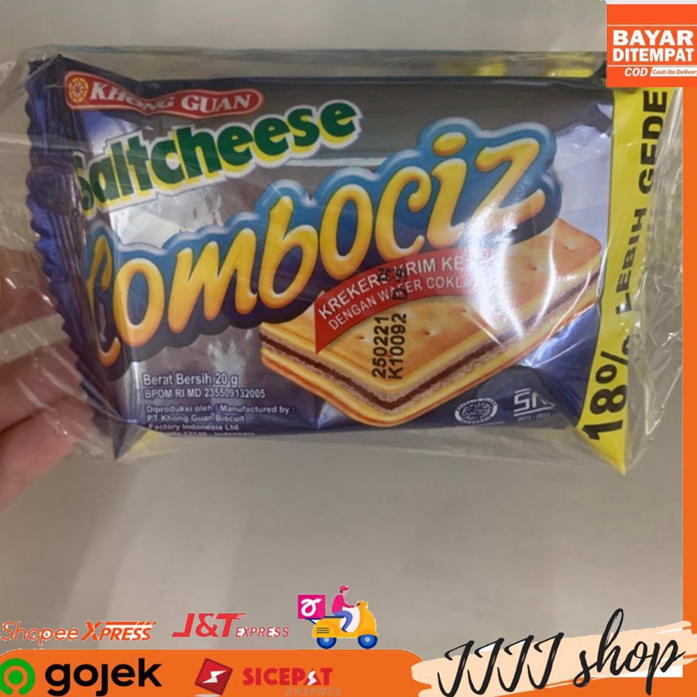 

Khong Guan Saltcheese Combociz Biskuit Cemilan Snack Rasa Keju isi 10 pcs