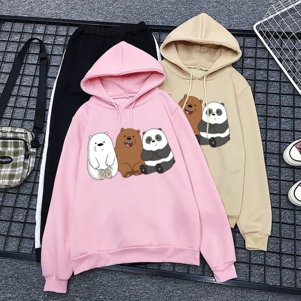 Bess - Sweater Hoodie Murah / Sweater Hoodie Wanita DARE BEAR