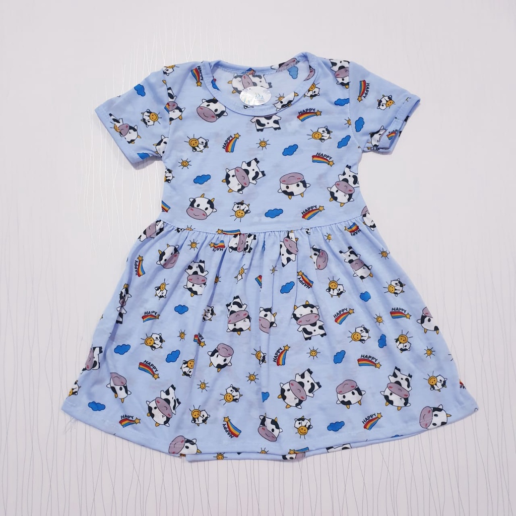 COD Dress Anak Motif Gambar Baby Alicia