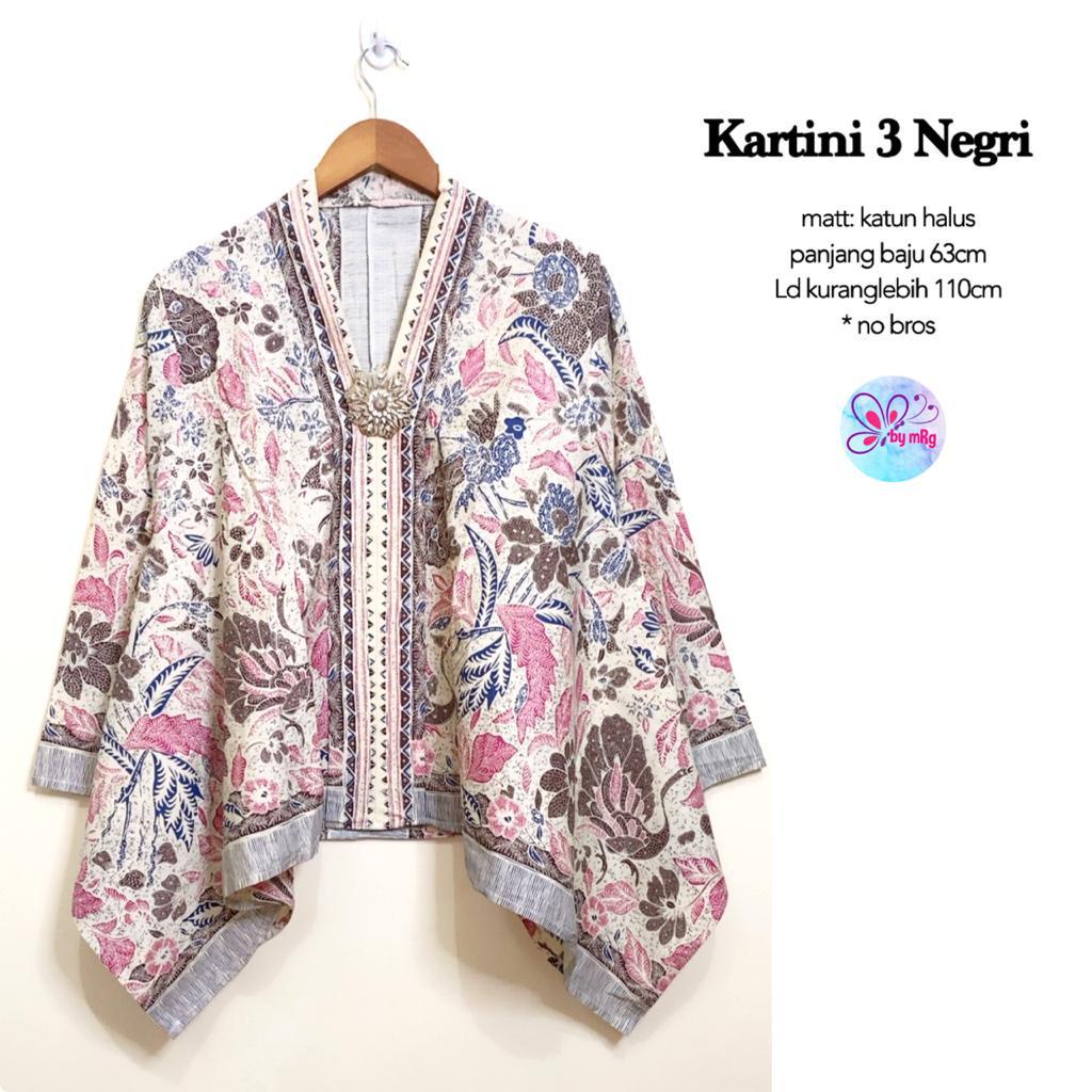 Blus Batik Kartini Katun Tiga Negeri