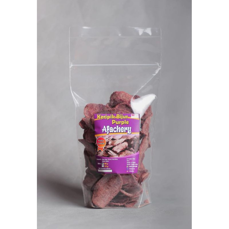 

Keripik bijur purple choco 250gr
