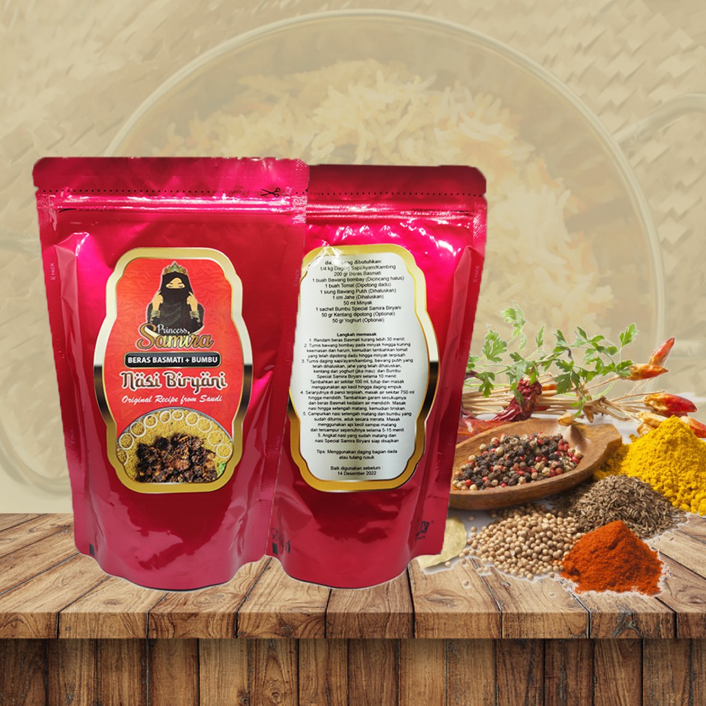 Samira Special Biryani Beras Basmati Bumbu Samira Special Biryani 3 4 Porsi Shopee Indonesia
